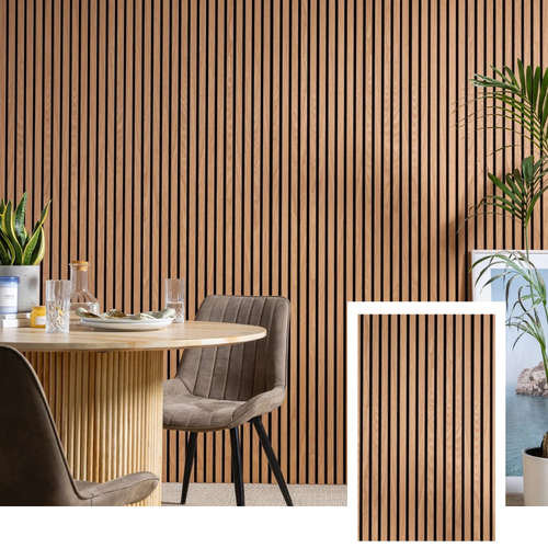 Acoustic Slat Panel — (2.7 m × 1.10 m)